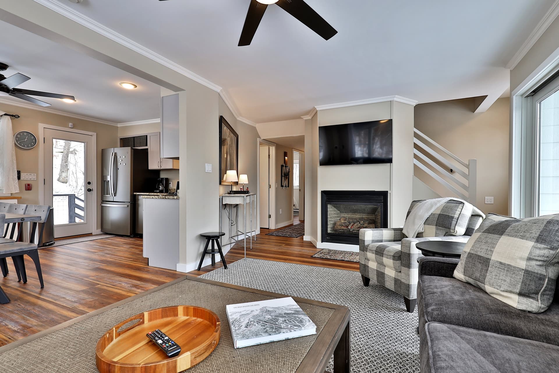 Main living area is spacious and comfortable.