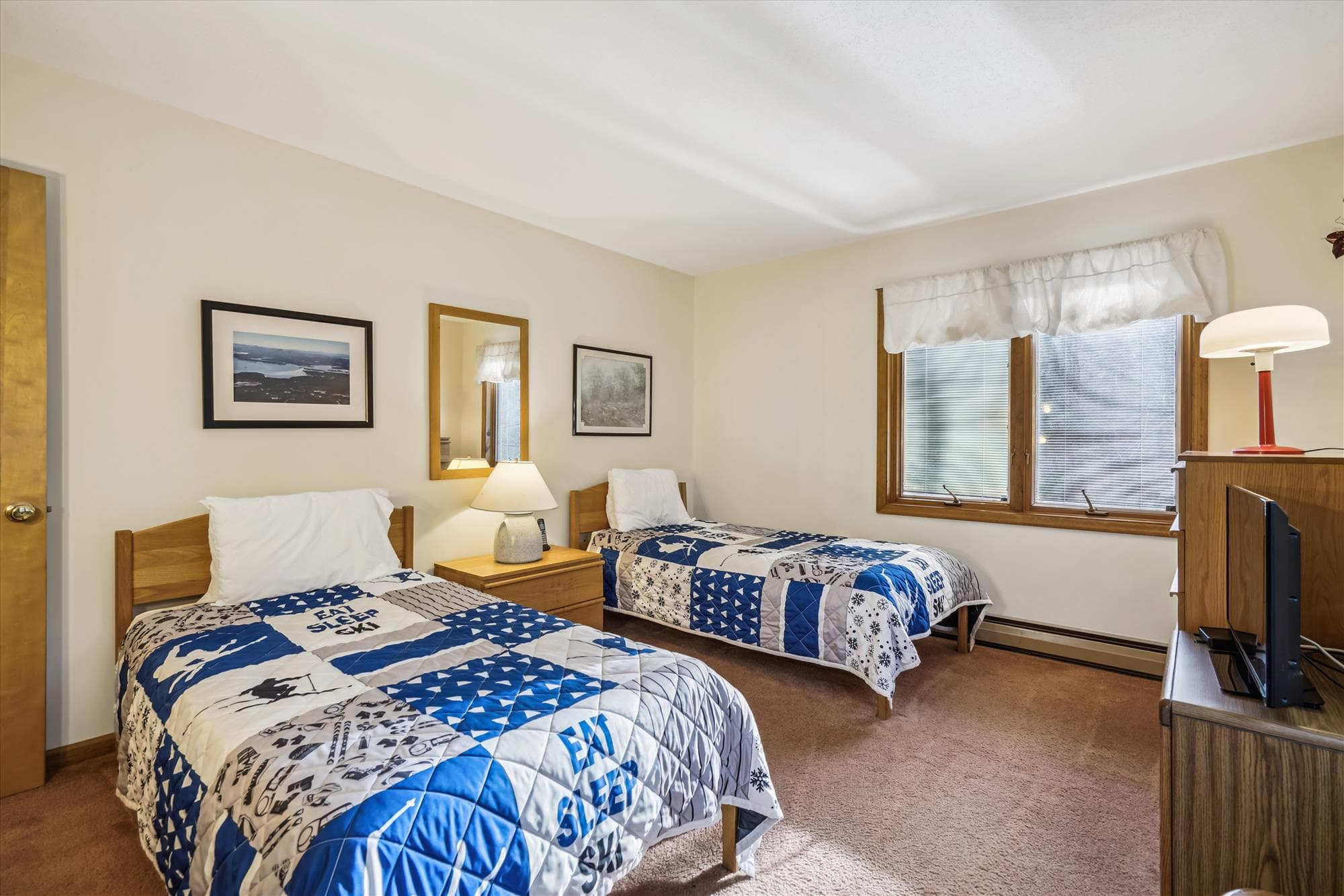 Twin beds