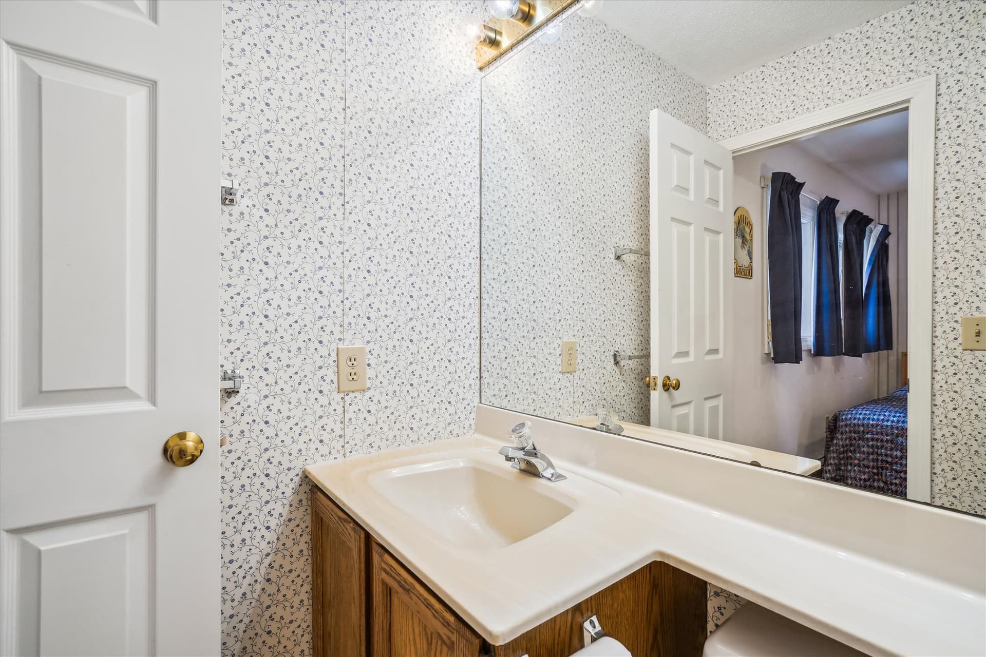 This bathroom has only a shower.