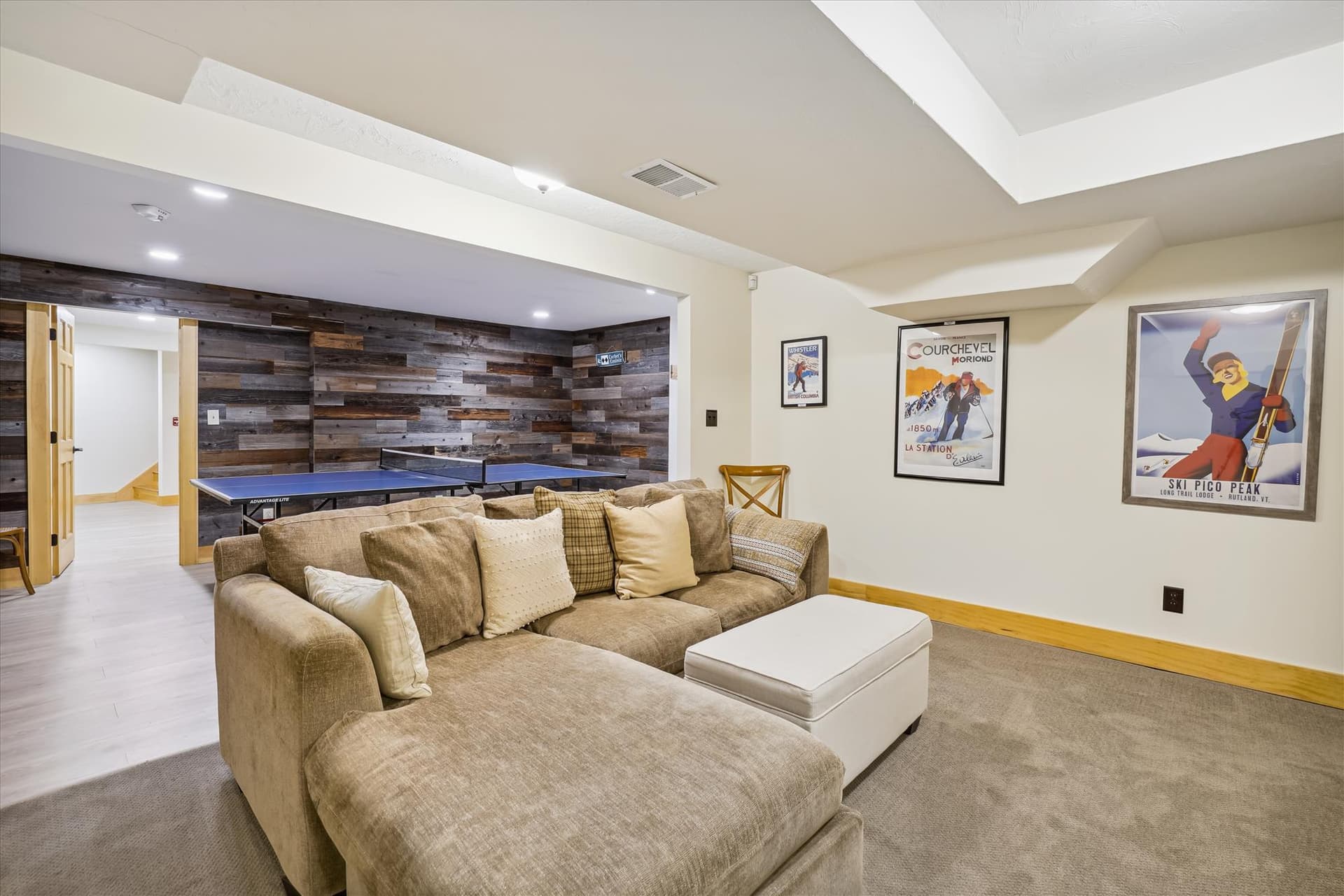 Open entertainment space for a good movie.