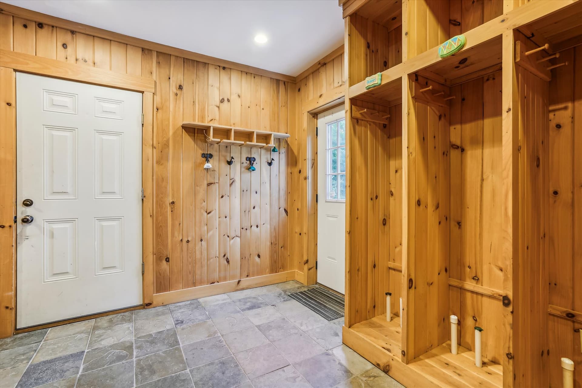 Ski lockers, and plenty of room for your gear.