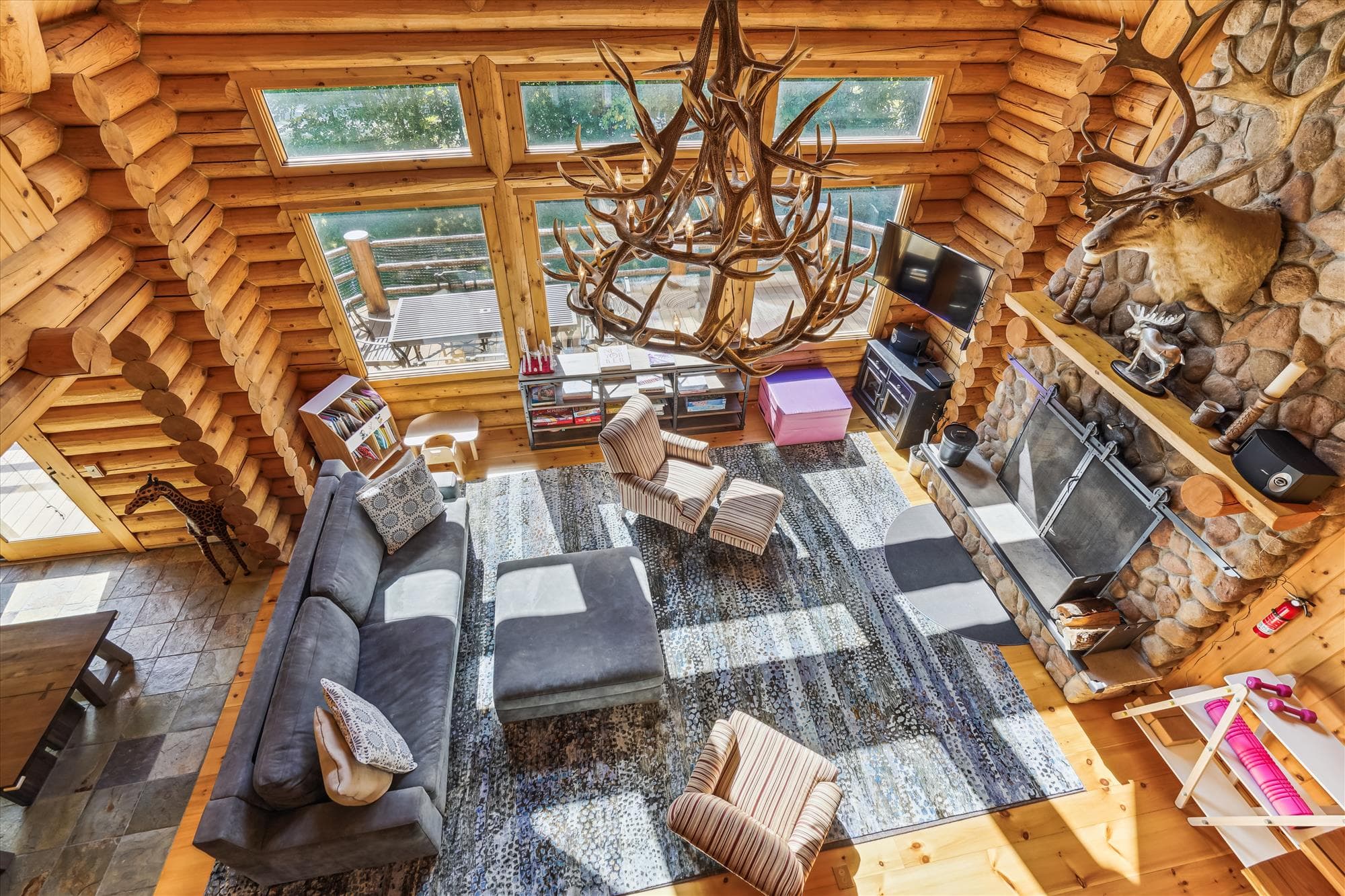 A view from the loft.