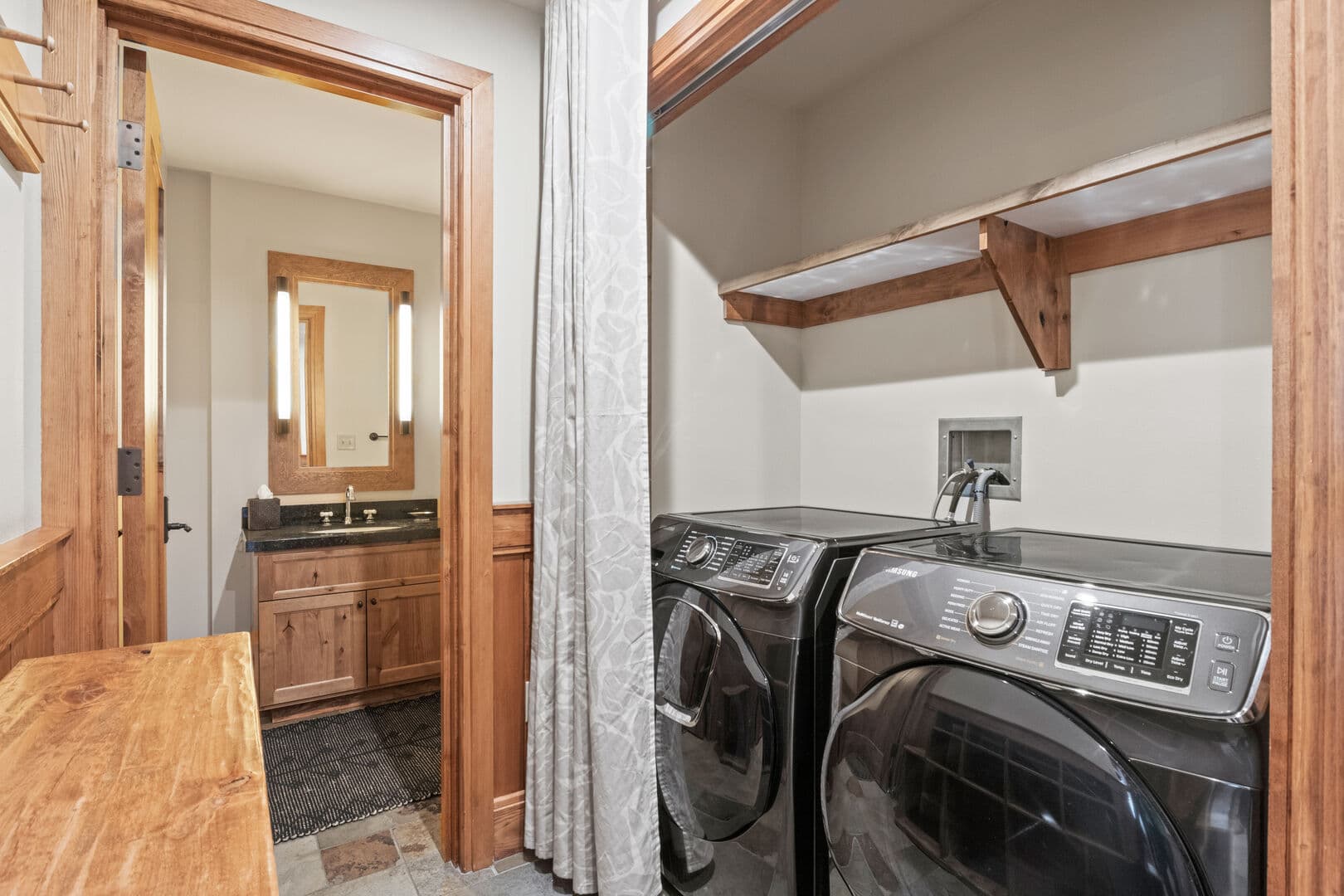 Laundry and Half Bath --Main Level