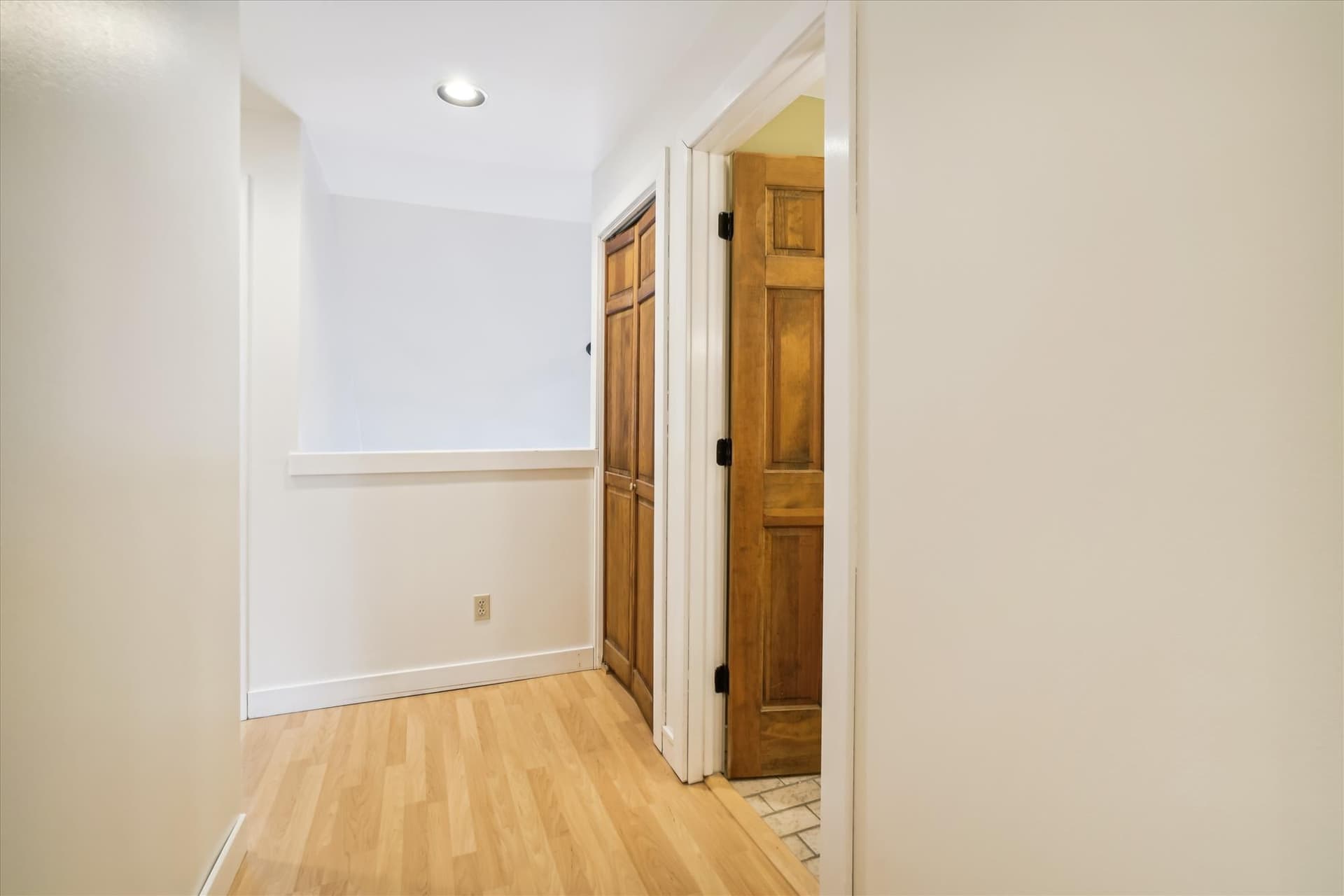 Bedrooms in the upper level.