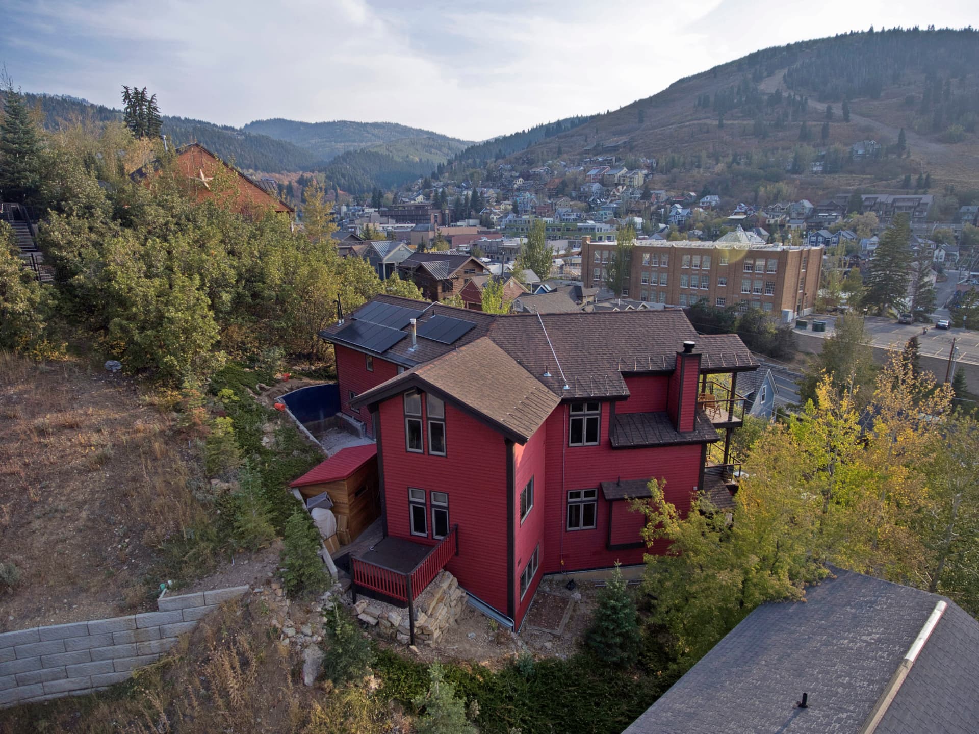 Aerial View of our Luxury Park City Vacation Rental
