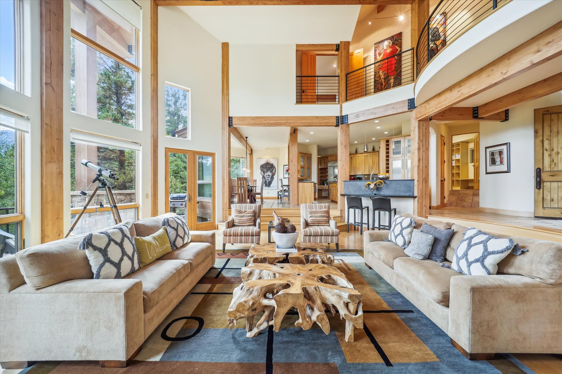 Living Area - Lookout on Christie Lane - Breckenridge Vacation Rental