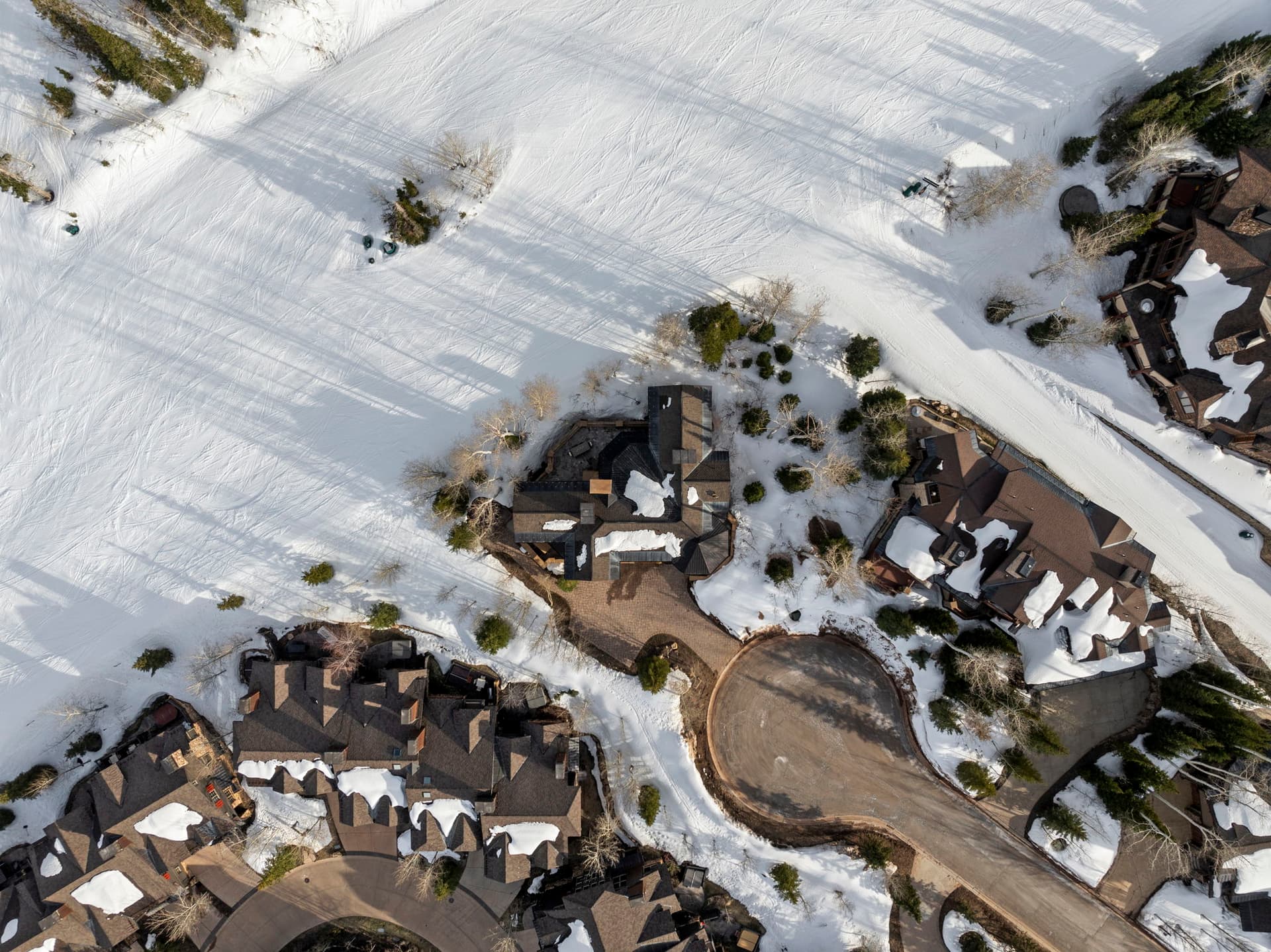 birds eye view of home