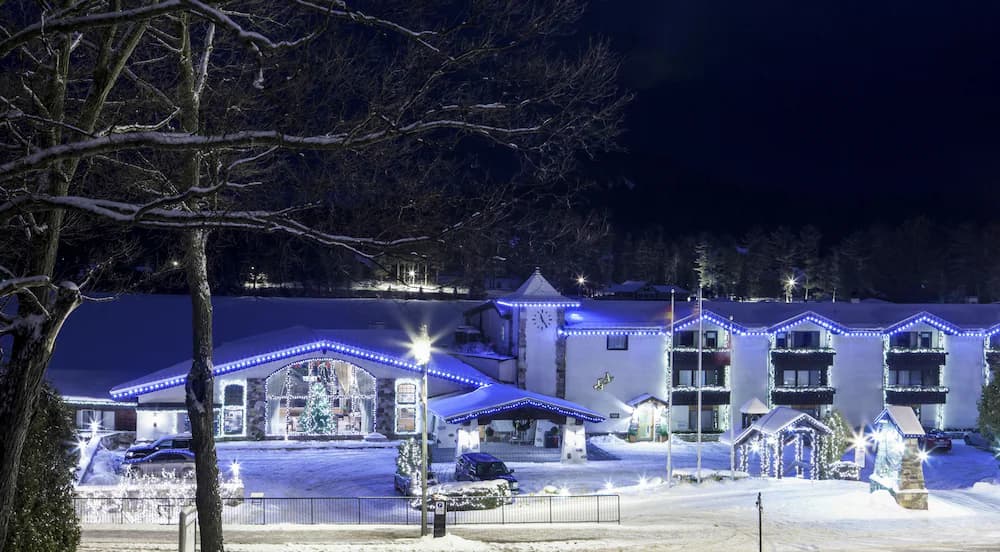 Front of property - evening/night
