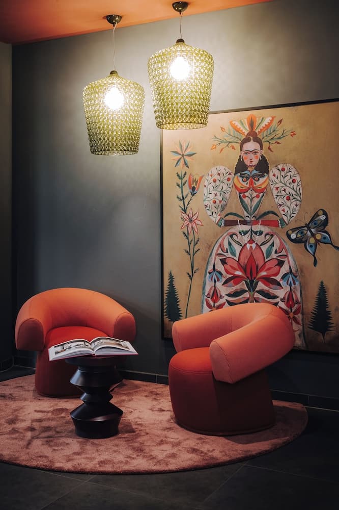 Lobby sitting area