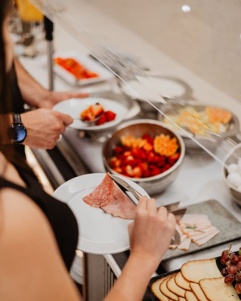 Breakfast buffet
