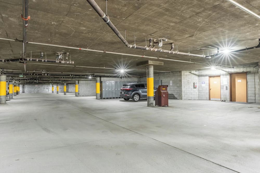 Wheelchair accessible van parking