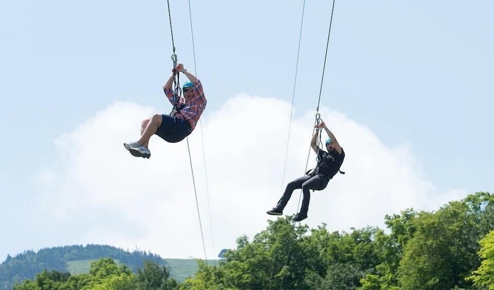 Ziplining