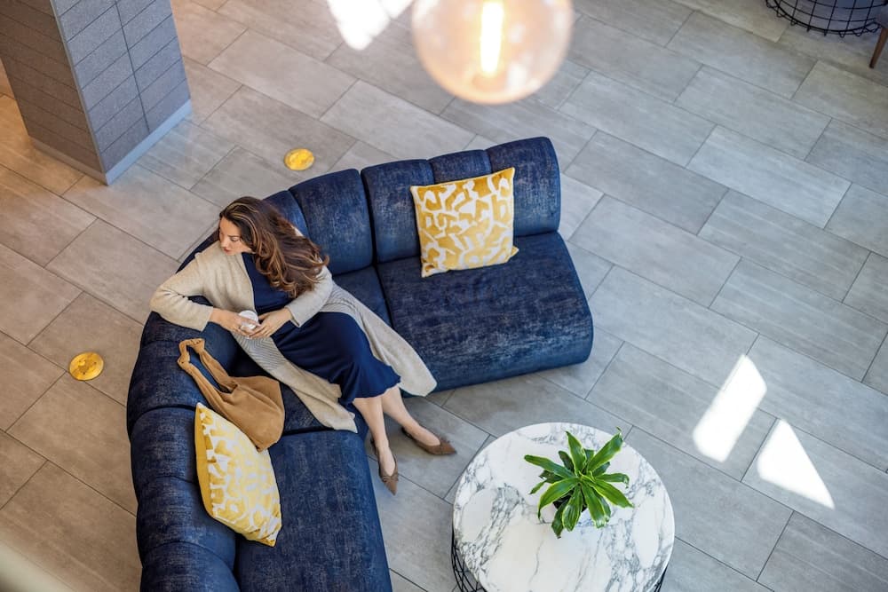 Lobby sitting area