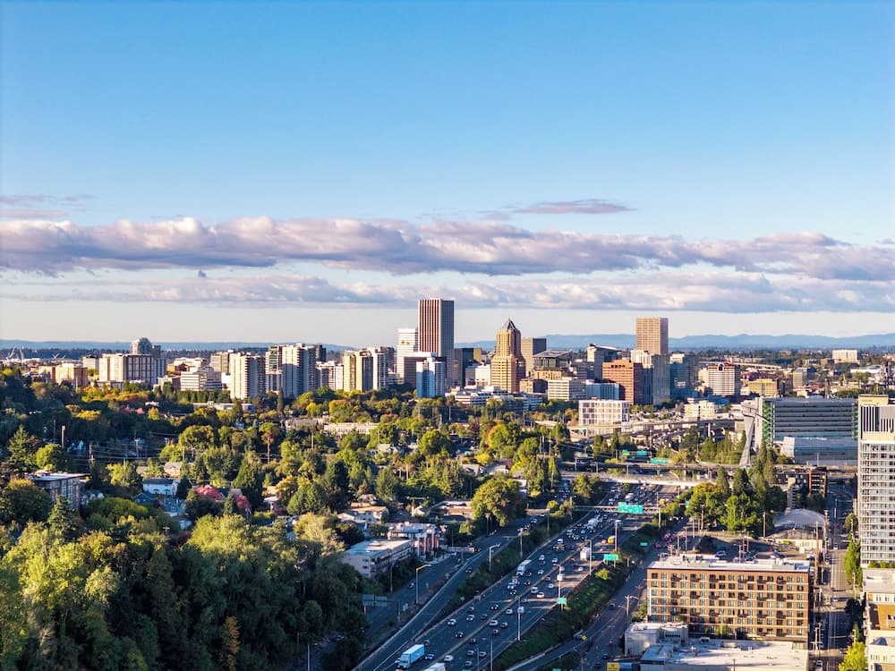 City view from property