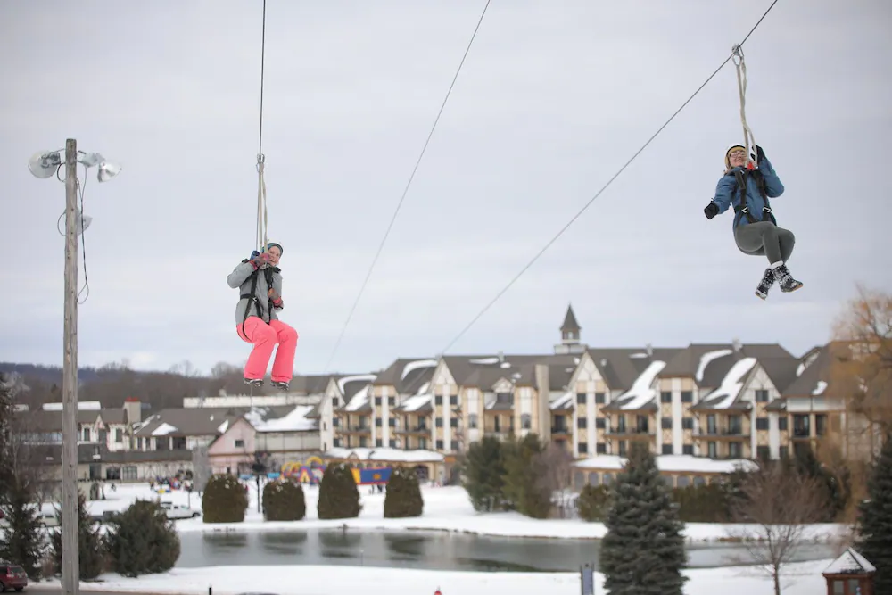 Ziplining