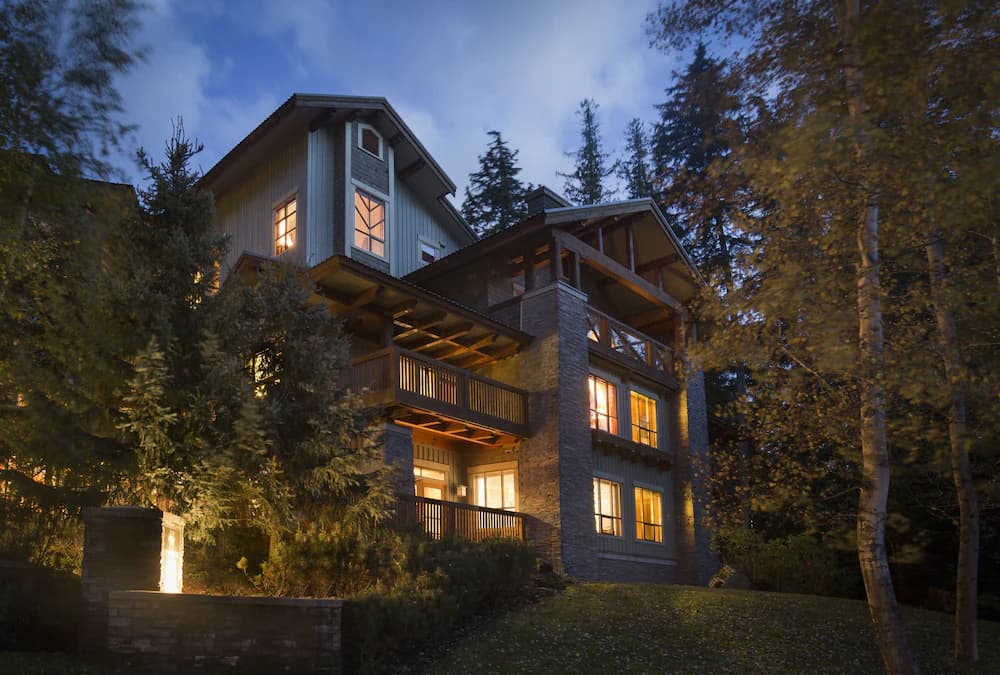Front of property - evening/night