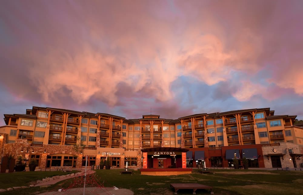 Front of property - evening/night