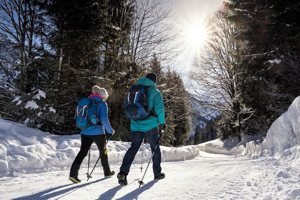 Snowshoeing