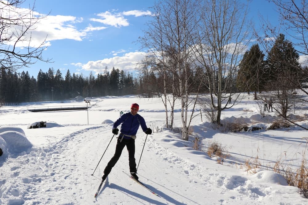 Skiing