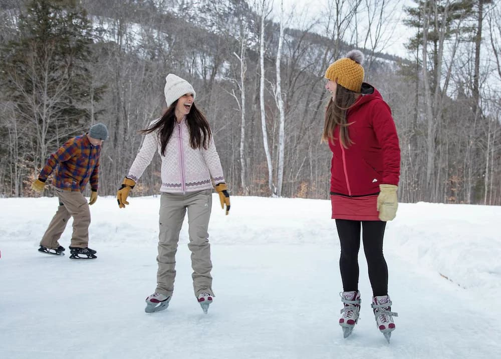 Ice skating