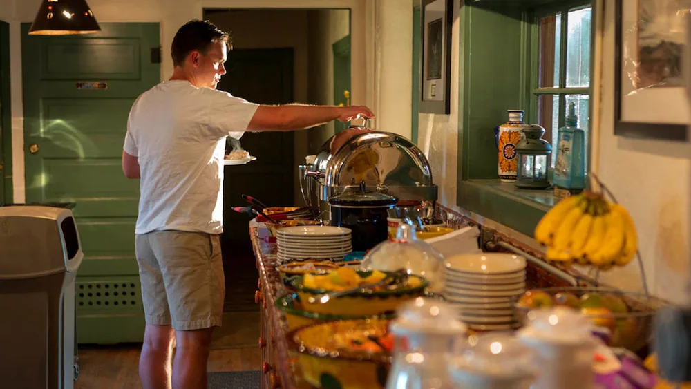 Breakfast buffet