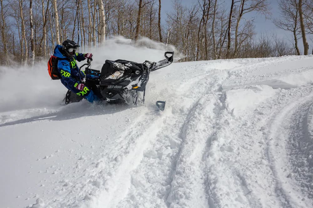 Snowmobiling
