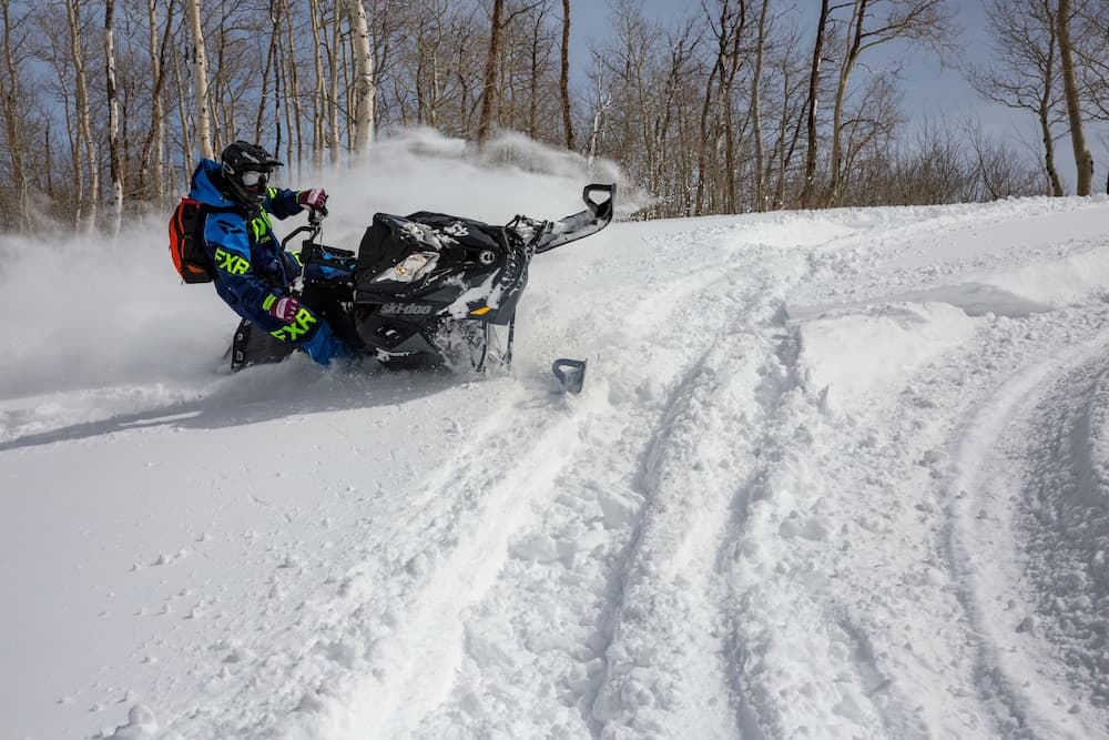 Snowmobiling
