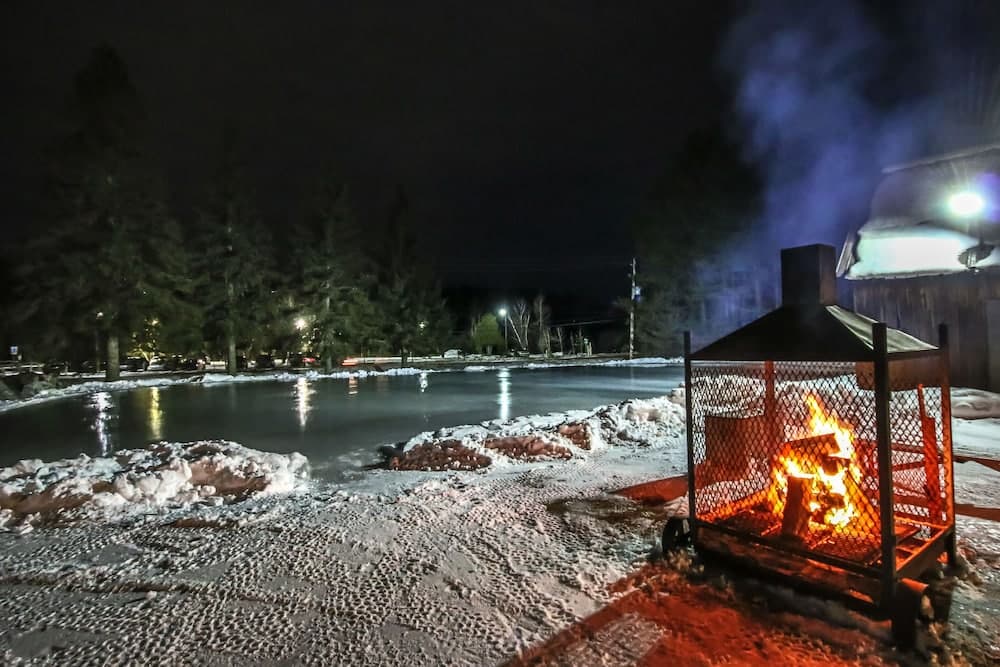 Ice skating