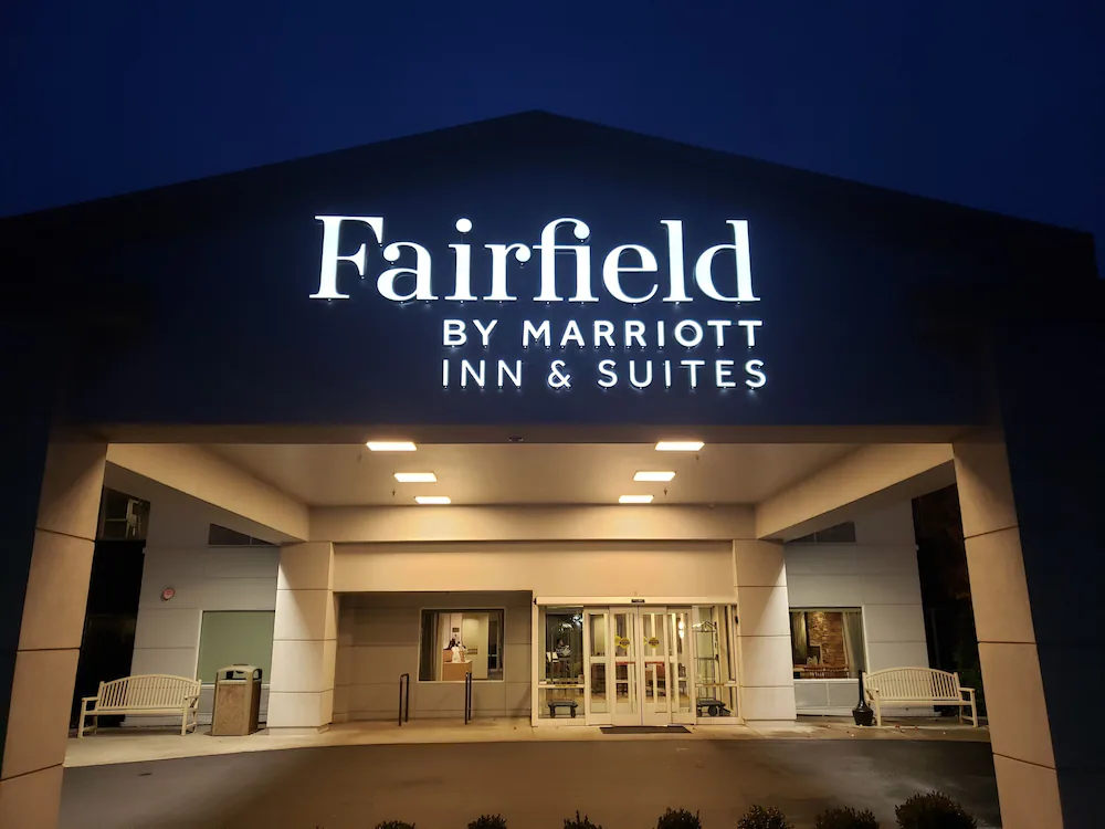 Front of property - evening/night