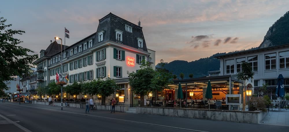 Front of property - evening/night