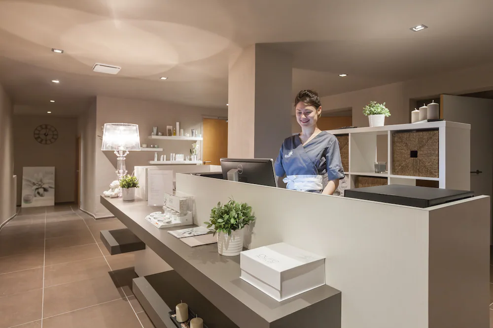 Spa reception
