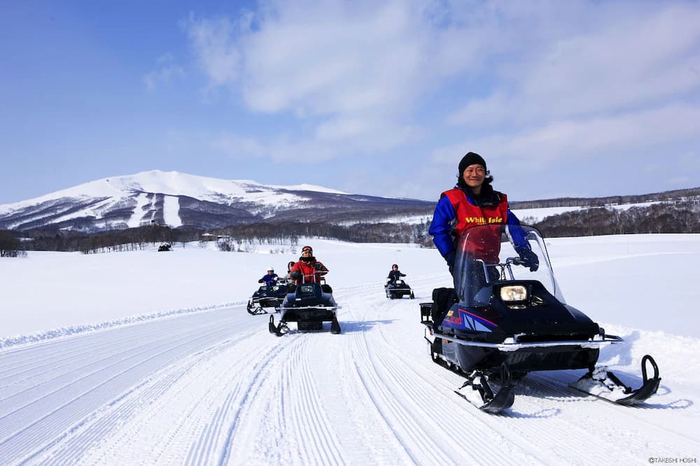 Snowmobiling