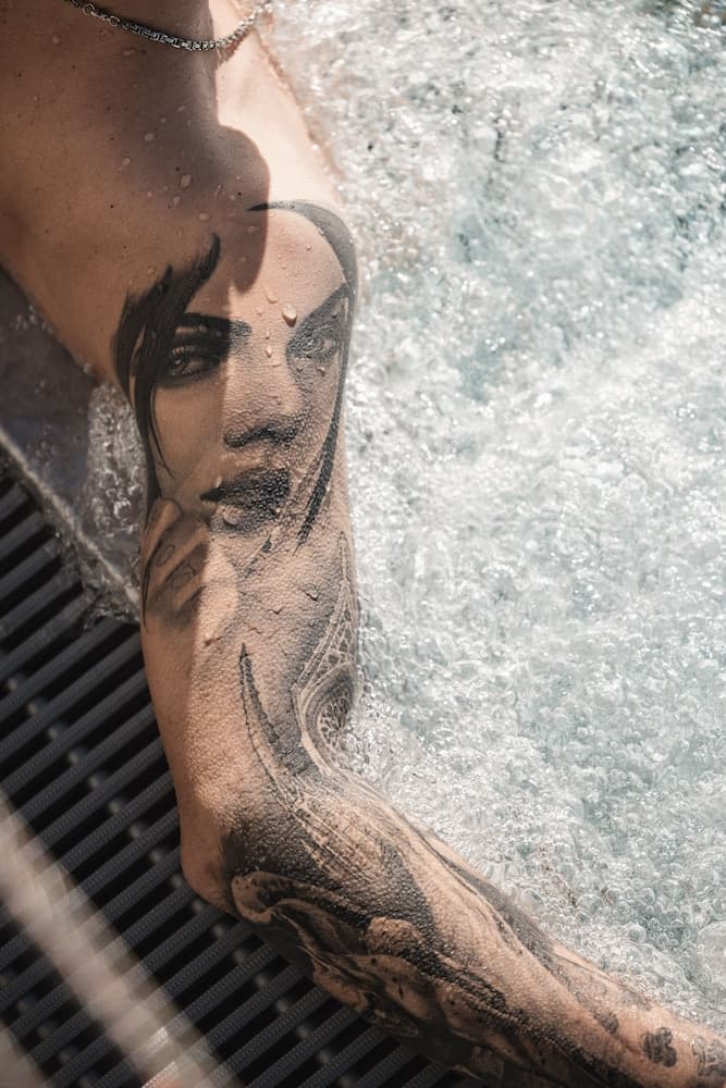 Rooftop pool
