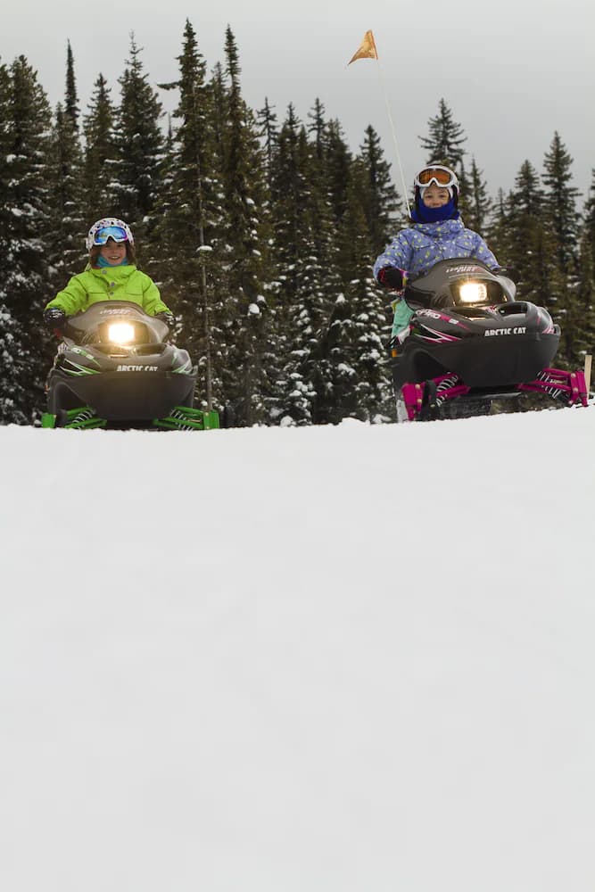 Snowmobiling