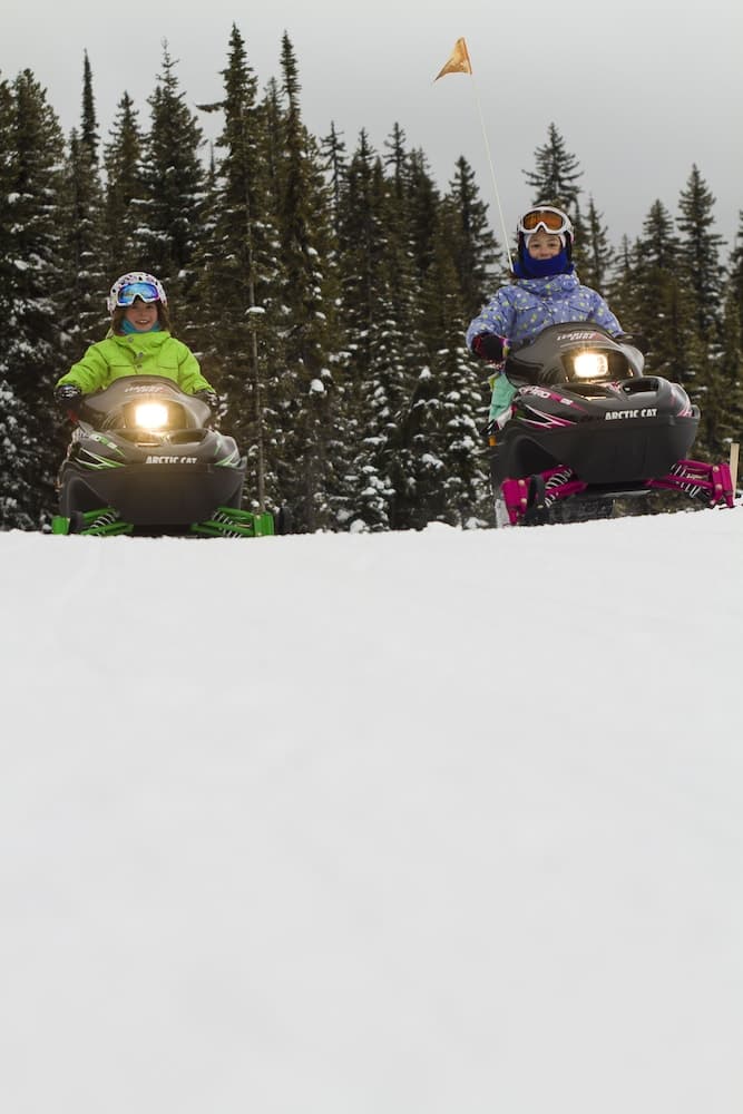 Snowmobiling