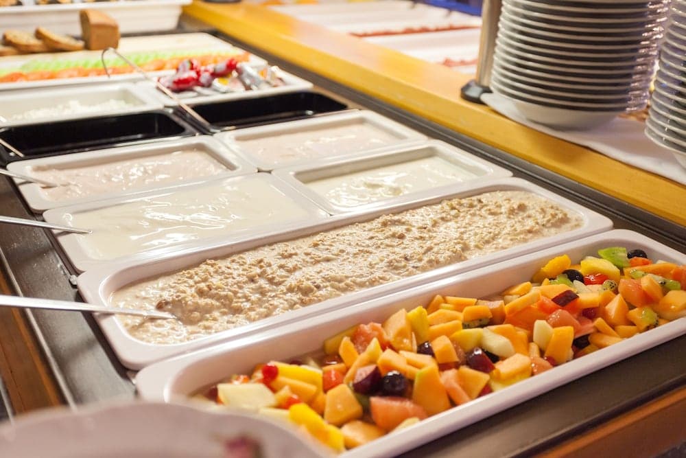 Breakfast buffet