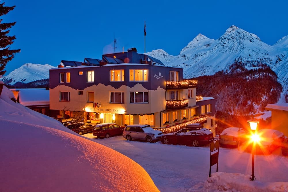 Front of property - evening/night