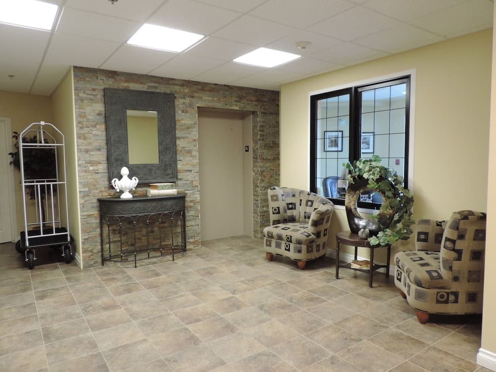 Lobby sitting area