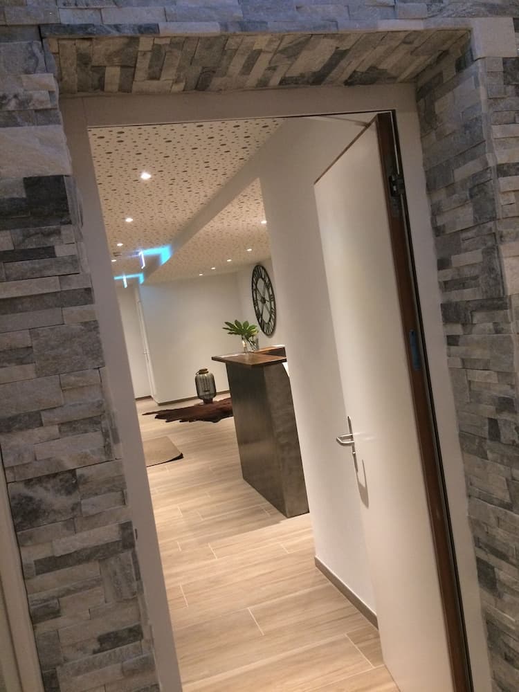 Interior entrance