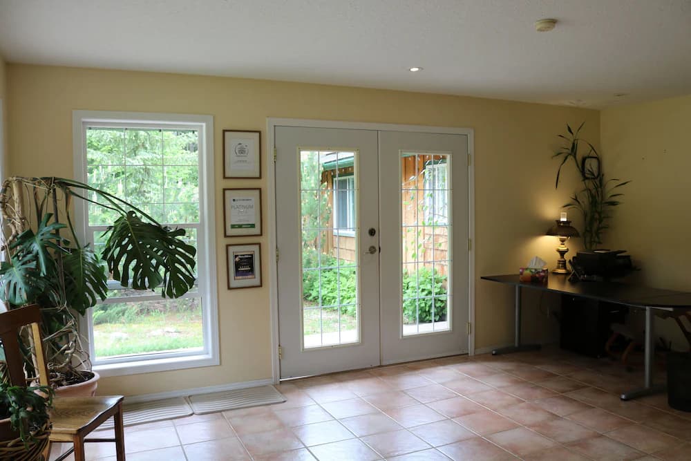 Interior entrance