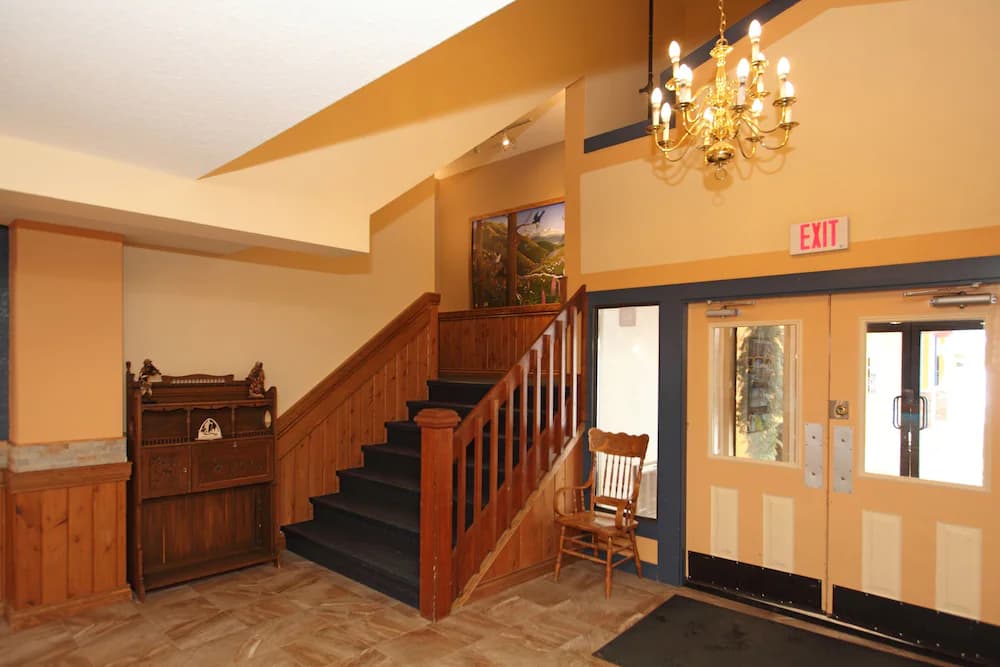 Interior entrance