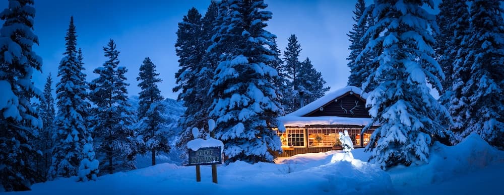 Front of property - evening/night