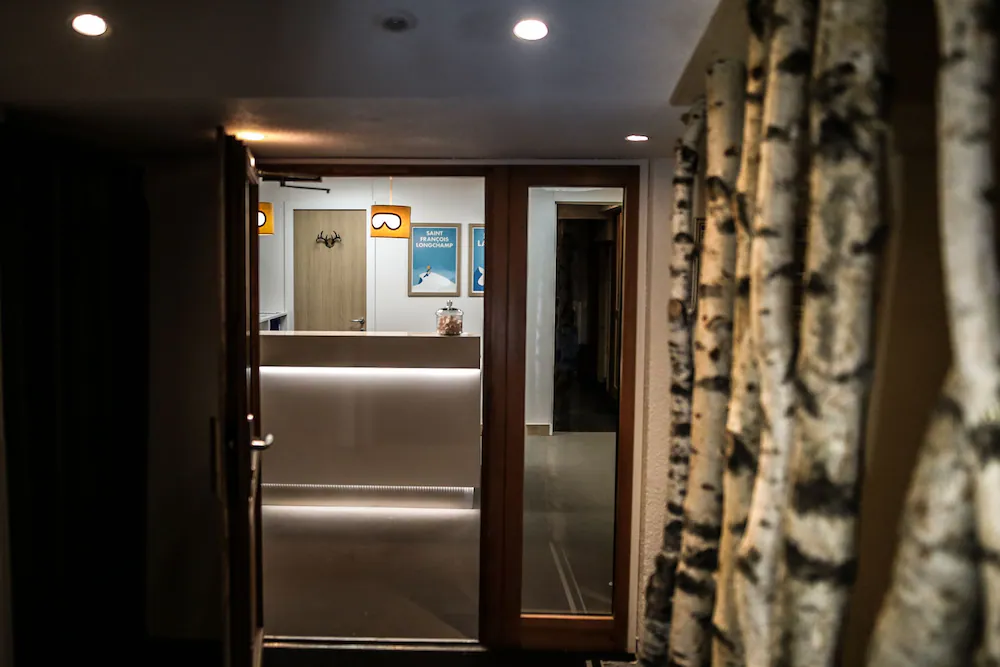 Interior entrance