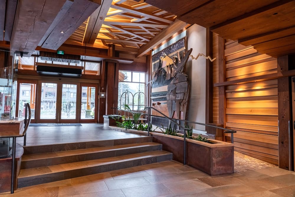 Interior entrance