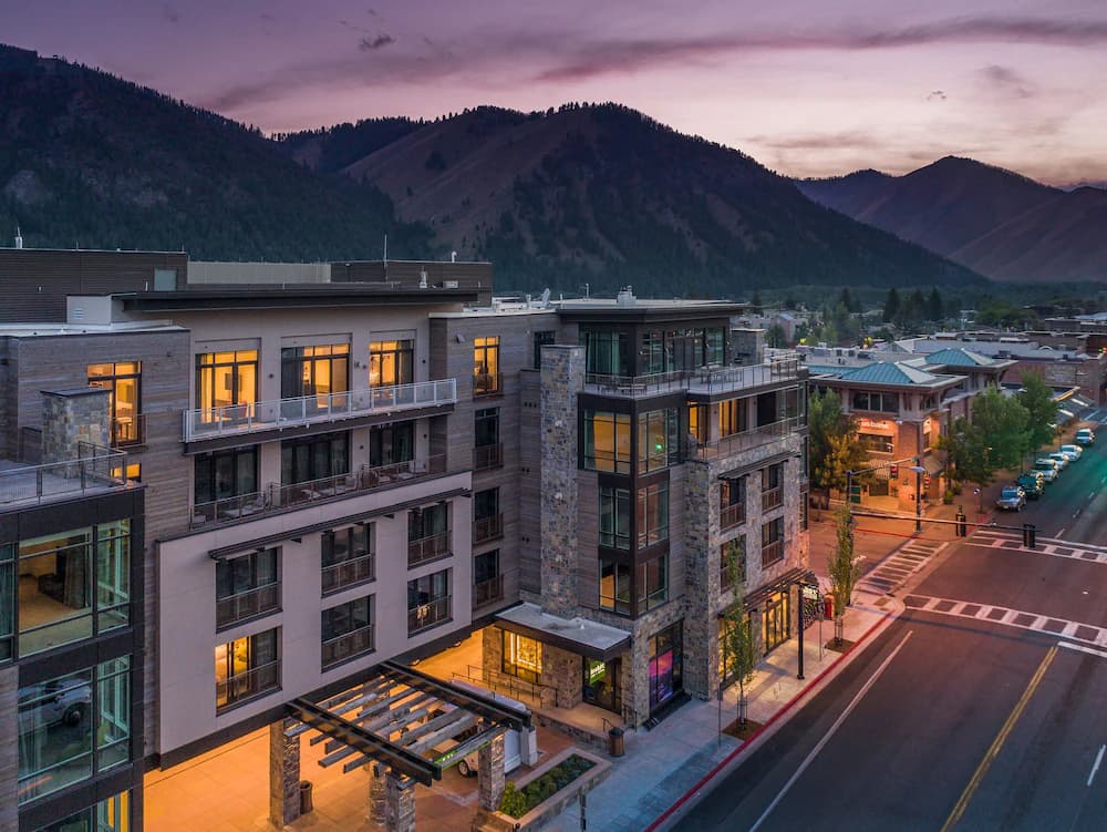 Front of property - evening/night