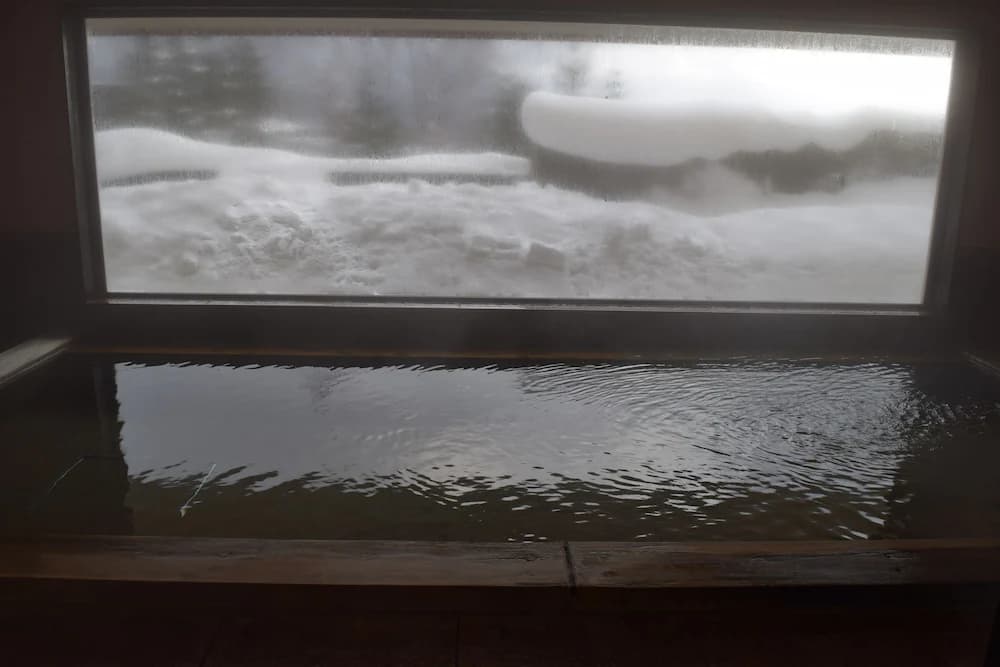 Indoor spa tub
