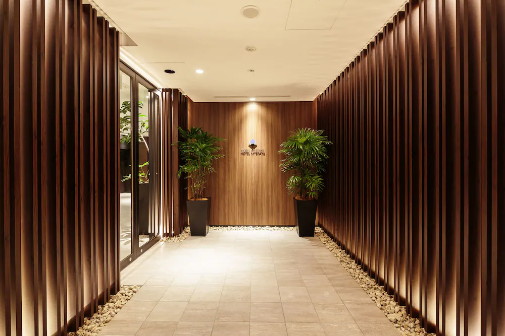 Interior entrance