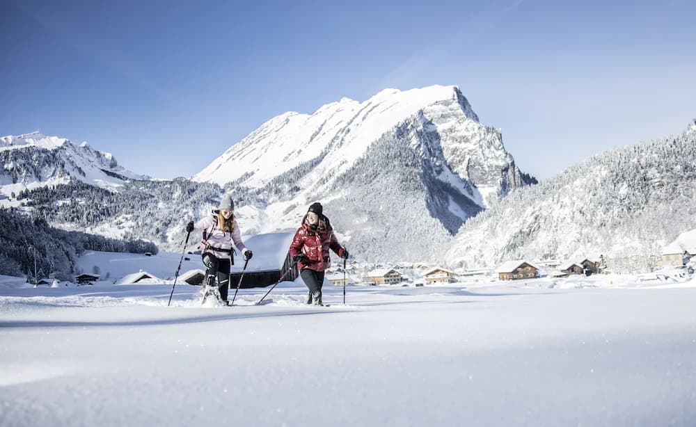 Snowshoeing