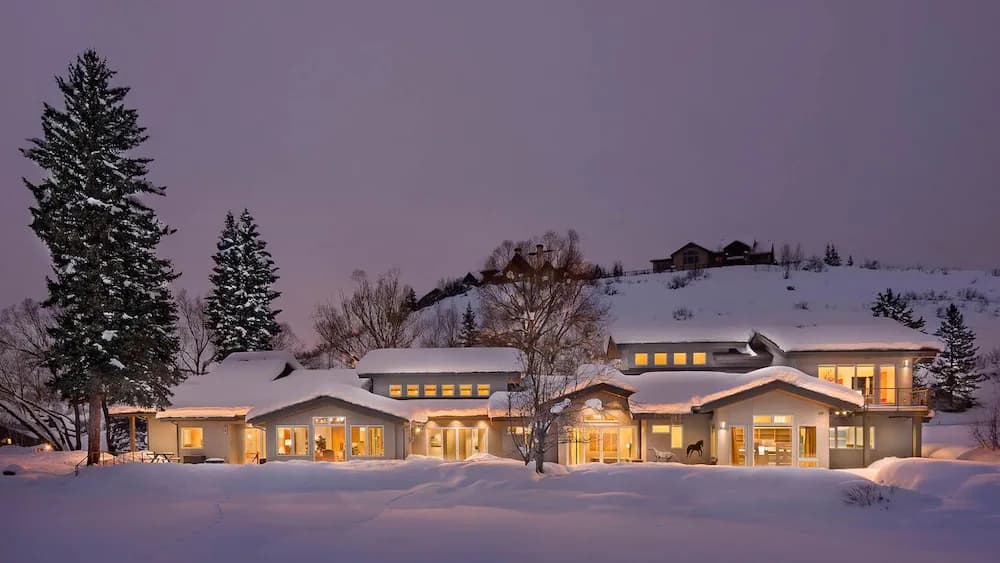 Front of property - evening/night