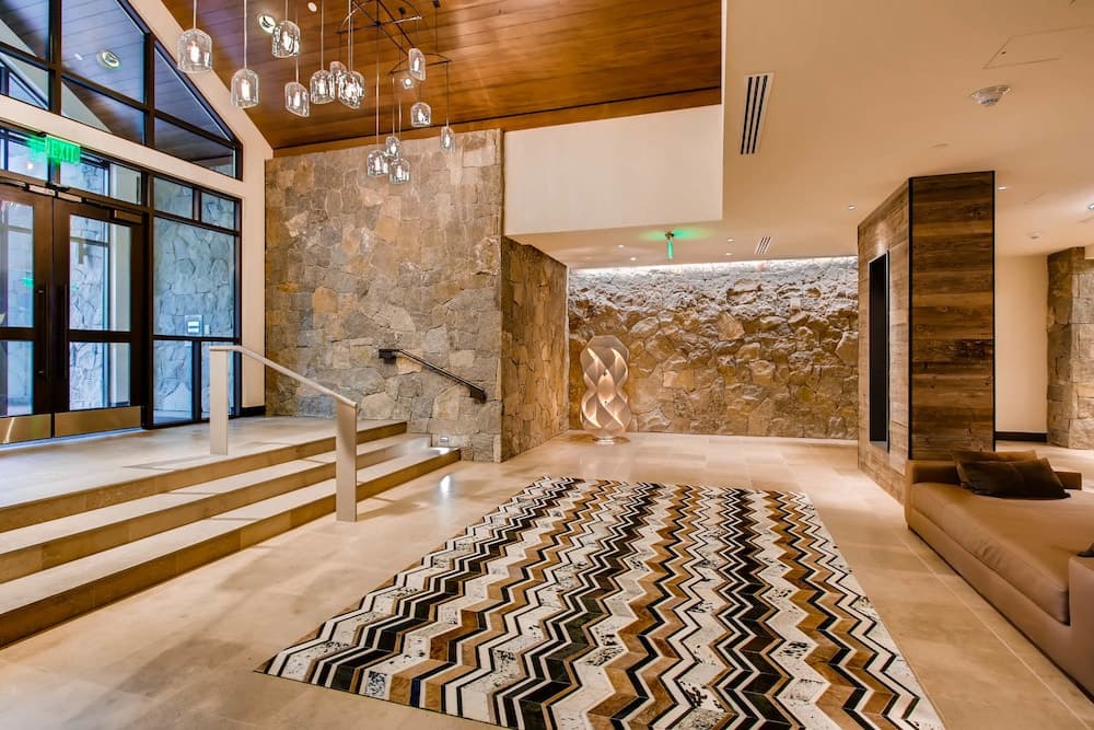 Interior entrance